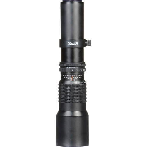 Bower 500mm f/8 Manual Focus Telephoto T-Mount Lens