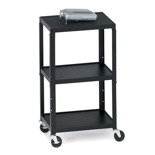 Bretford Adjustable AV Cart with 5" Casters (Black)