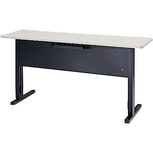 Bretford Folding C-Leg Rectangular Table (Gray Mist)