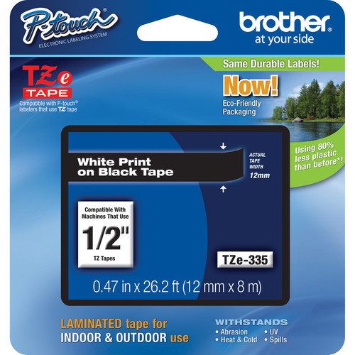 UniPlus 3x compatibele krimpkousvervanging voor Brother Hse-231 Hse231 labeltape voor Brother PT H500 E300VP E500 E550WVP P750WVP P700 E30011, 11,7 mm x 1,5 m, zwart op wit