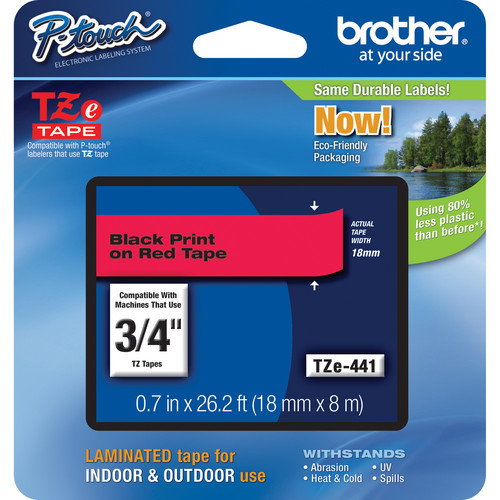Brother TZe441 Laminated Tape for P-Touch Labelers TZE441G B&H
