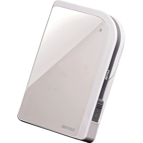 Buffalo 320GB MiniStation Metro HD-PXTU2 Portable Hard Drive (Pearl White)