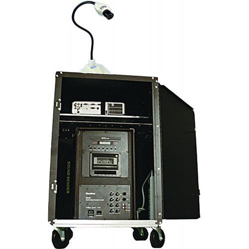 HamiltonBuhl AVPS-300SBC AV Presentation Cart with 80W DVD/PA System & Camera