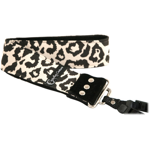 Capturing Couture Animal Collection: Black Leopard 2" SLR/DSLR Camera Strap