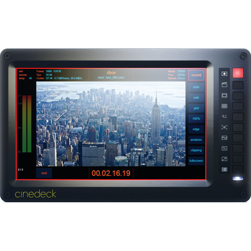 Cinedeck EX Hi-Brite Kit with V-Mount Battery Mount