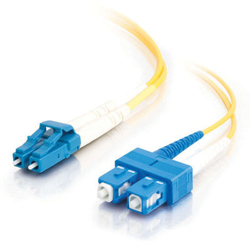 C2G 5m LC/SC Duplex 9/125 Single Mode Fiber Patch Cable (Yellow)