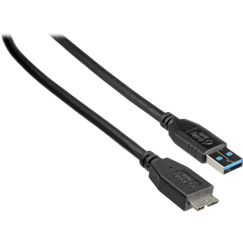 C2G 9.8' (3 m) USB 3.1 Gen 1 A Male to Micro B Male Cable (Black)