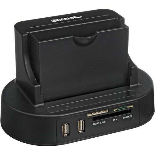Cables Unlimited USB2.0+eSATA to SATA Hard Drive Dock with 2 Port Hub and Memory Card Reader