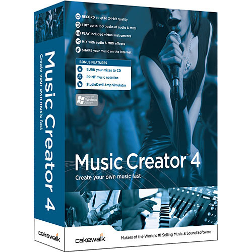 Cakewalk Music Creator 4 - Audio / MIDI Creation Software