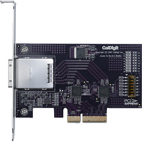 CalDigit 1-Port PCI Express x4 eLANE Host Adapter for HDPro