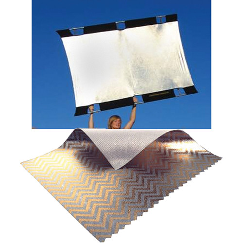 Sunbounce Big Sun-Bounce Kit - Zebra/White Screen (6x8')
