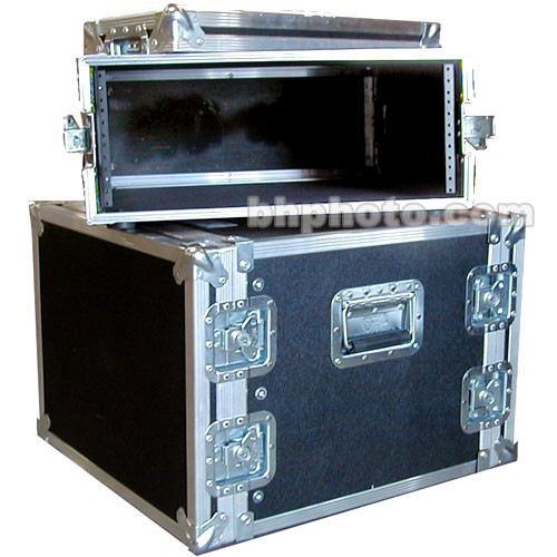Calzone ES25/24 Escort 8-Space Rack Case with Front & Rear Rails and Locks