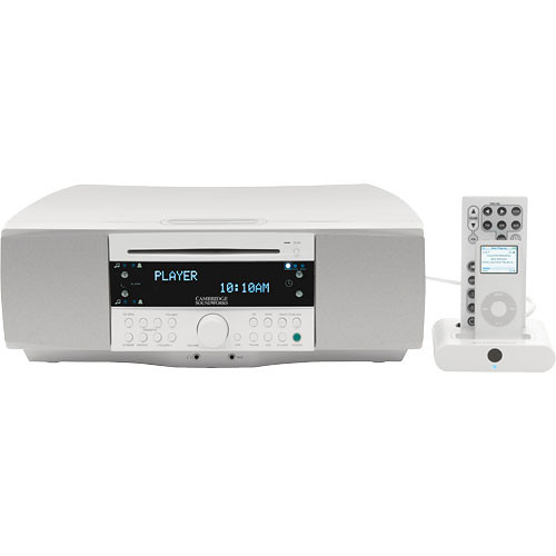 Cambridge SoundWorks 745i Table-Top CD Clock-Radio with iPod Dock - White [Demo]