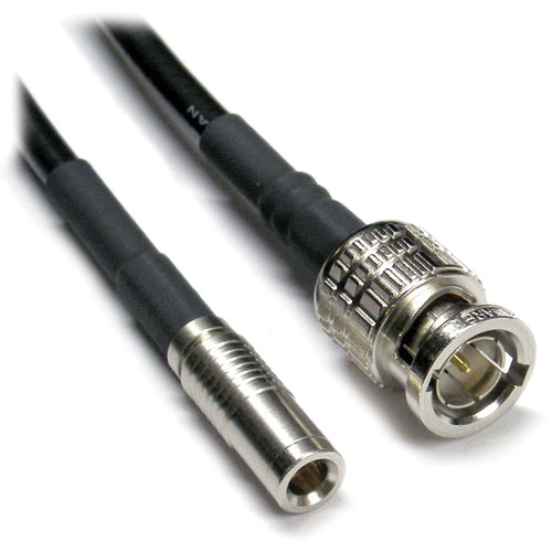 Canare L-3CFB 3G HD/SDI Cable with 1.0/2.3 DIN to BNC Male Connectors (10', Black)