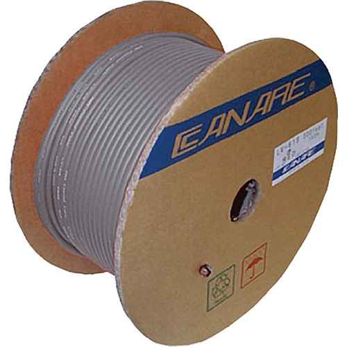 Canare L-4E6S Star Quad Microphone Cable (1000', Gray)