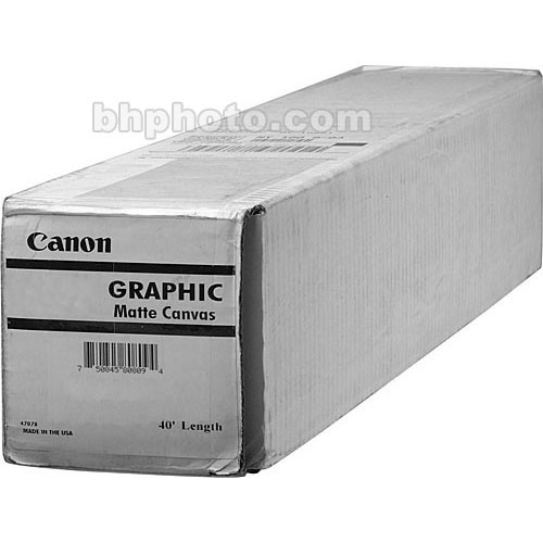 Canon Graphic Matte Canvas (36"x40')