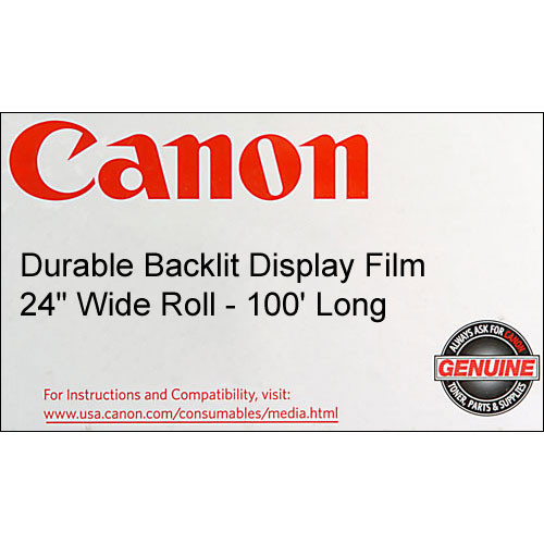 Canon Durable Backlit Display Film (215gsm) - 24" Wide x 100' Long
