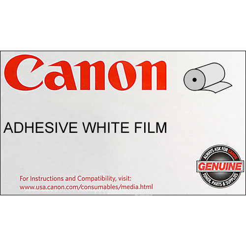 Canon Adhesive White Film (235gsm) for Inkjet - 24" Wide x 65' Long (Glossy)