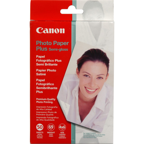 Canon SG-201 Photo Paper Plus Semi-Gloss (4 x 6", 50 Sheets)
