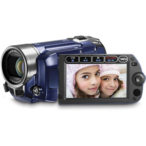 Canon FS-100 Flash Memory Camcorder (Saphire Blue)
