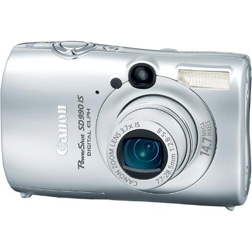 Canon PowerShot SD990 IS Digital ELPH Digital Camera (Silver)