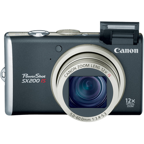 Canon PowerShot SX200 IS Digital Camera (Black)