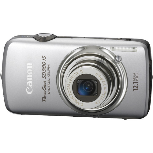 Canon PowerShot SD980 IS Digital Camera (Silver)