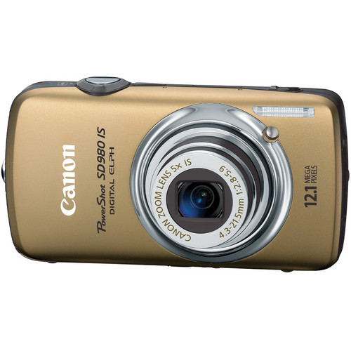 Canon PowerShot SD980 IS Digital Camera (Gold)