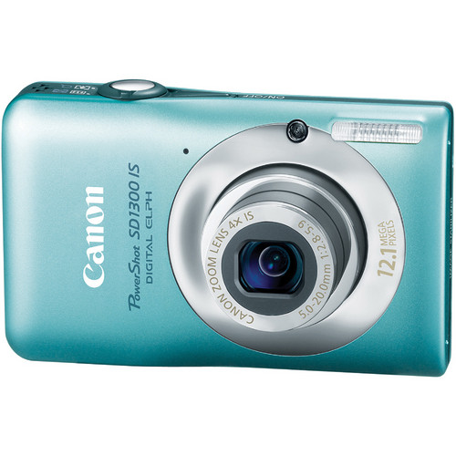 Canon PowerShot SD1300 IS Digital ELPH Camera (Green) 4215B001