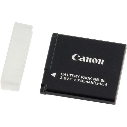 Canon NB-8L Rechargeable Lithium-Ion Battery Pack (3.6V, 740mAh)