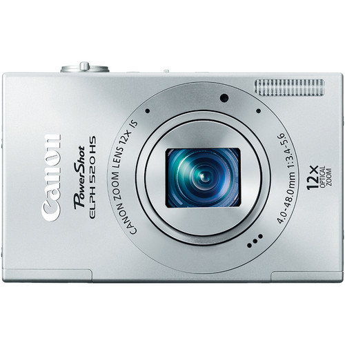 Canon PowerShot ELPH 520 HS Digital Camera (Silver)