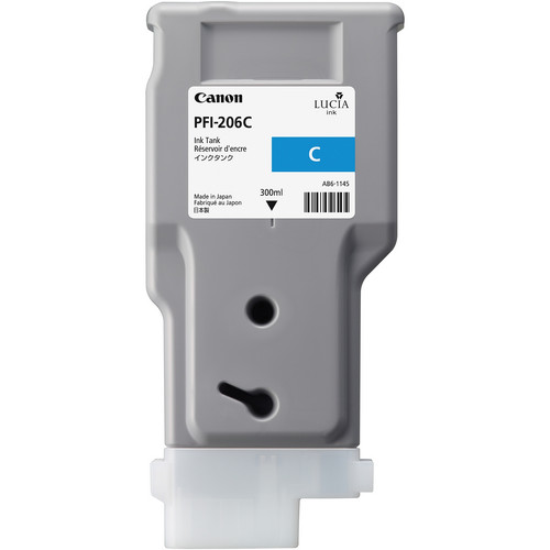 Canon PFI-206 Cyan Ink Cartridge (300 ml)