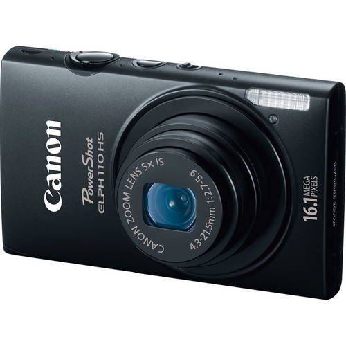 Canon PowerShot ELPH 110 HS Digital Camera (Black) 6039B001 B&H