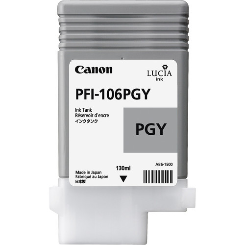 Canon PFI-106PGY Photo Gray Ink Cartridge (130mL)