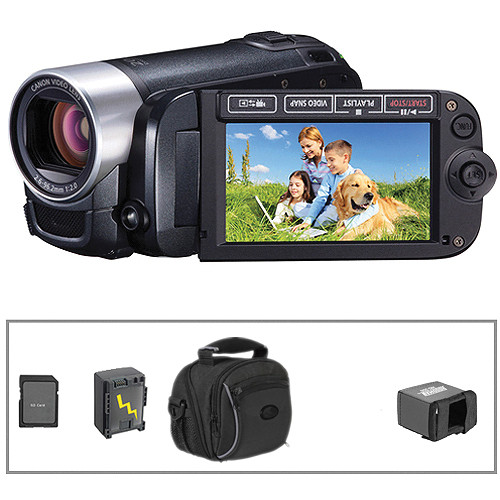 Canon FS40 Flash Memory Camcorder with Basic Accessory Kit