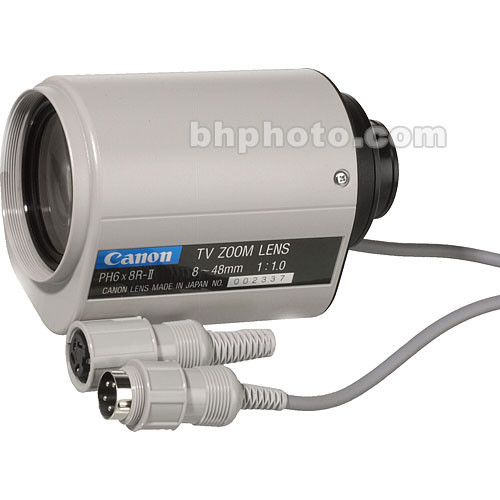 Canon PH6x8R-II 6x Motorized CCTV Zoom Lens PH6X8RII B&H Photo