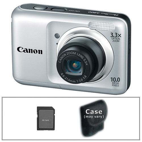Canon PowerShot A800 Digital Camera with Basic Accessory Kit