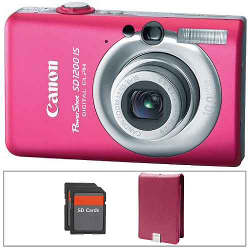 Canon PowerShot SD1200 IS Digital Camera with Basic Accessory