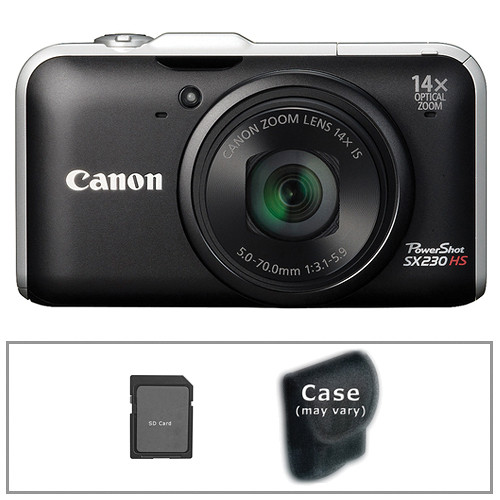 Canon PowerShot SX230 HS Digital Camera with Basic Accessory Kit