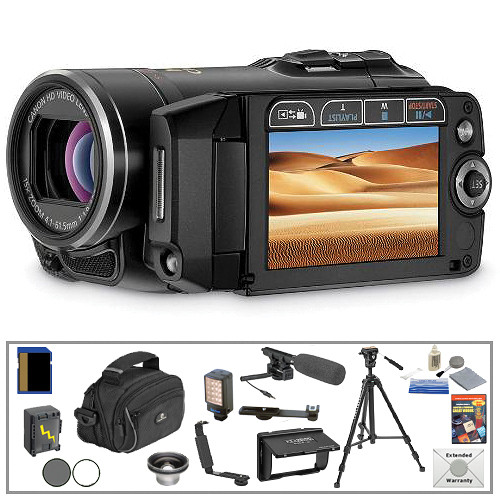 Canon VIXIA HF20 Dual Flash Memory HD Camcorder Advanced Kit