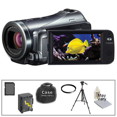 Canon VIXIA HF M400 Flash Memory Camcorder with Basic Accessory Kit