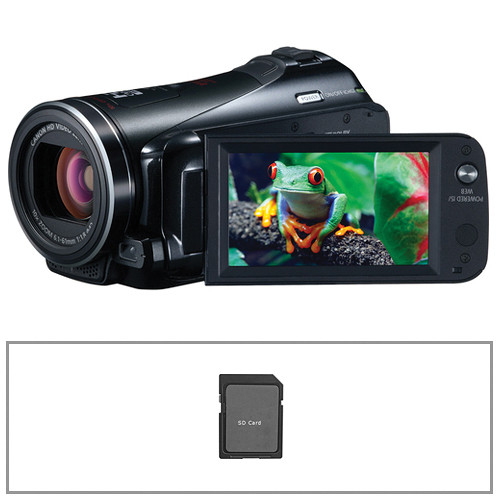 Canon VIXIA HF M40 Flash Memory Camcorder & 16GB Platinum II 100x SDHC Card B&H Kit