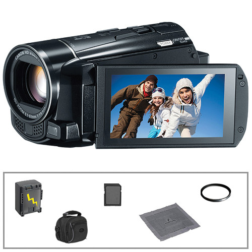 Canon VIXIA HF M52 Full HD Camcorder with Basic Accessories Kit