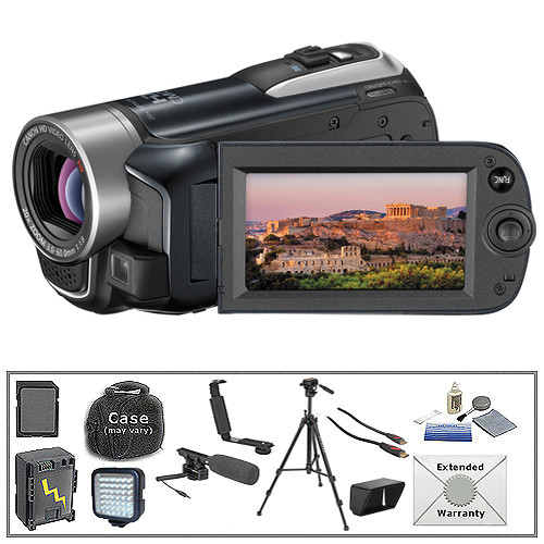 Canon VIXIA HF R11 Dual Flash Memory Camcorder with Advanced Accessory Kit (Black)