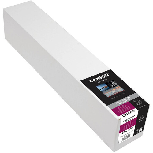 Canson Infinity PhotoSatin Premium RC 270 Archival Photo Inkjet Paper (24" x 100' Roll)