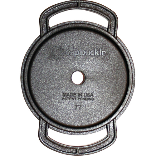 CapBuckle Lens Cap Holder (Holds 82mm, 77mm, 72mm Lens Caps)