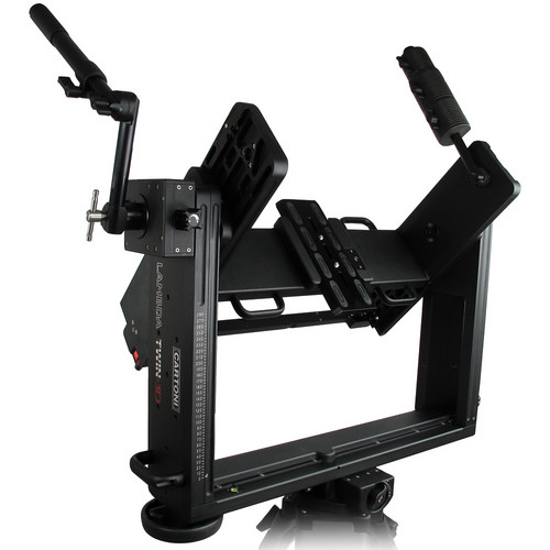 Cartoni Lambda Twin 3D Rig with 5 lb Weight