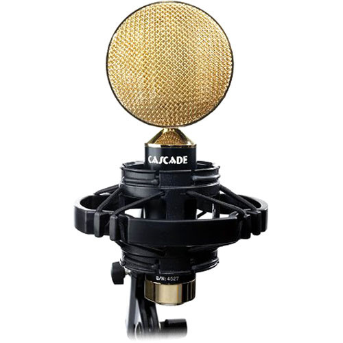 Cascade Microphones FAT HEAD II Live Ribbon Microphone (Black/Gold)