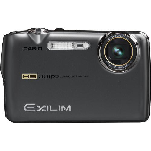 Casio Exilim EX-FS10 Digital Camera with Basic Accessory Kit (Grey )