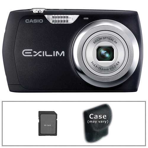 Casio Exilim EX-S8 Digital Camera with Basic Accessory Kit (Black)